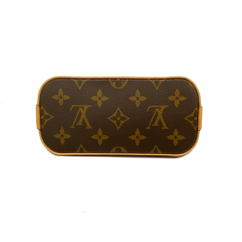 Louis Vuitton Handbag Monogram Nano Alma M82717 Brown Ladies