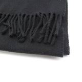 CHANEL Scarf Black wool