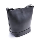 CELINE Small Bucket Cuir Triomphe Shoulder Bag Leather Women's Black 113783DU3