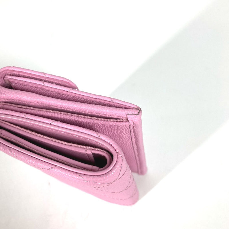 Chanel AP0230 Compact wallet Trifold wallet pink