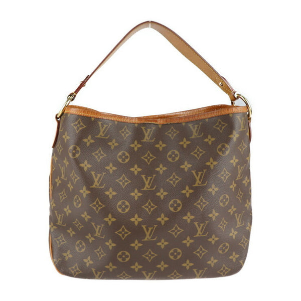 LOUIS VUITTON Louis Vuitton Delightful PM Shoulder Bag M50155 Monogram Canvas Leather Brown Semi-Shoulder One