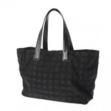 CHANEL New Travel Line Tote MM Black A15991 Women's Nylon Handbag