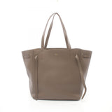 CELINE Cabas Phantom Small Tote Bag Leather Women's Beige 176023