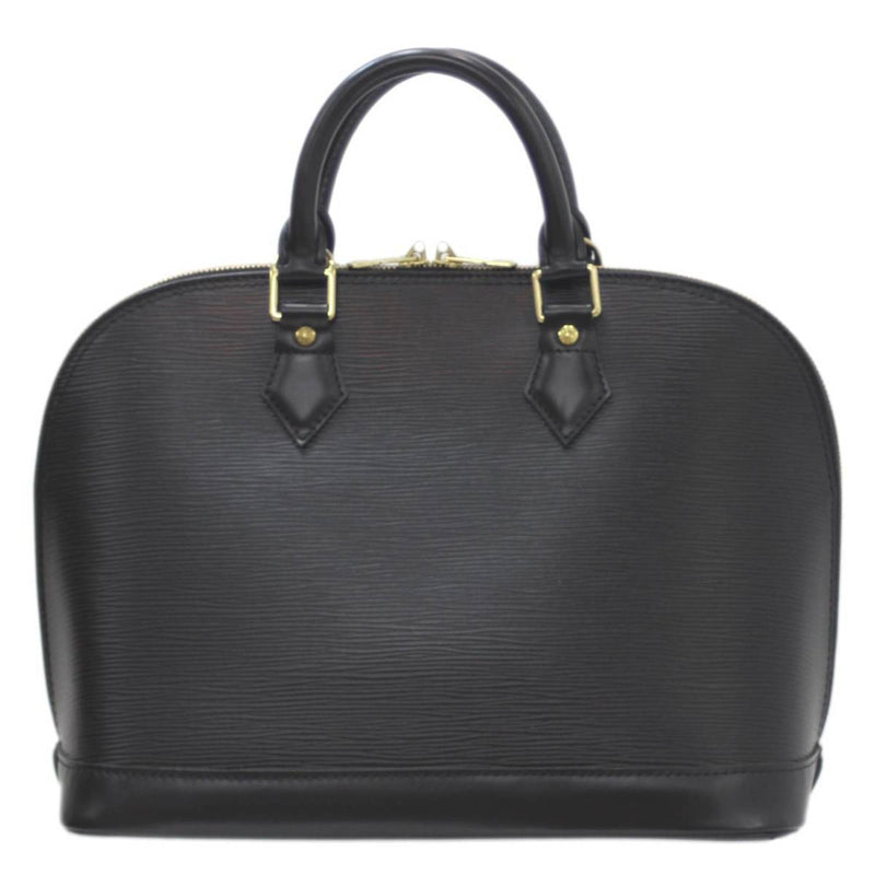 LOUIS VUITTON Louis Vuitton Alma Handbag Epi Noir M52142 MI0080