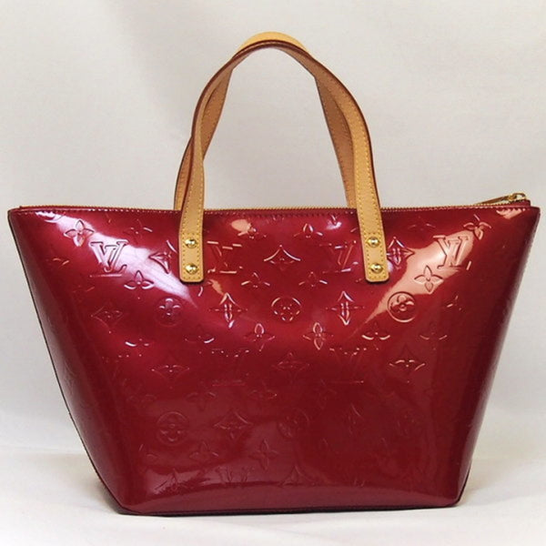 LOUIS VUITTON Belveis PM Vernis M93583 Louis Vuitton Pomme d'Amour Handbag LV