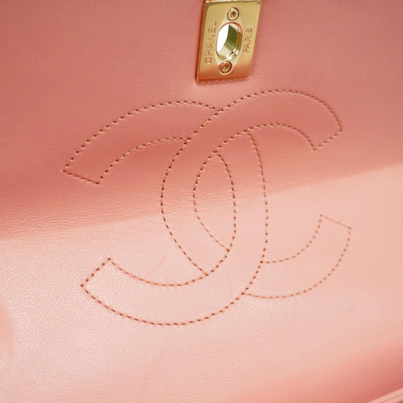 Chanel Handbag Matelasse Chain Shoulder Lambskin Pink Ladies