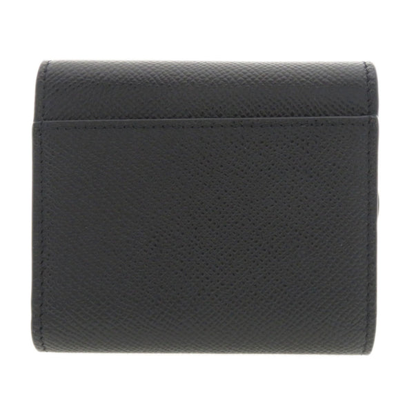 Christian Dior Motif Bi-fold Wallet Calfskin Women's