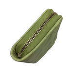 CHANEL Zippy Coin Purse AP0216 Lambskin Light Green Billfold Small Leather Goods Women Men Unisex