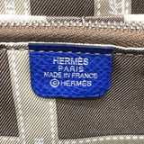 Hermes Zip Around Long Wallet Blue france Blue Based