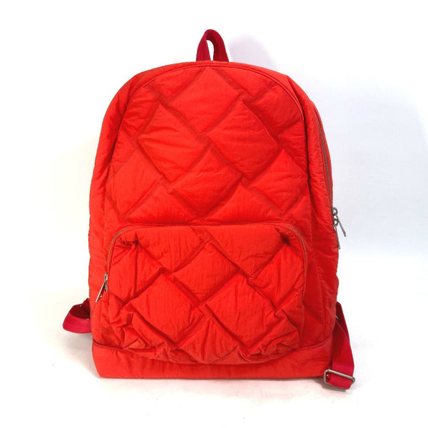 BOTTEGA VENETA 652188 Maxi Intrecciato bag Backpack Tomato Red