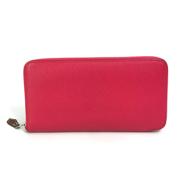 Hermes Long wallet Zip Around Long Wallet Pink Based