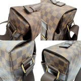 LOUIS VUITTON Louis Vuitton Broadway Damier Ebene Shoulder Bag N42270 TH1077 Men's Women's Brown