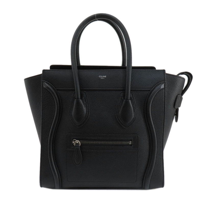 CELINE Luggage Micro Handbag Calf Leather Women's