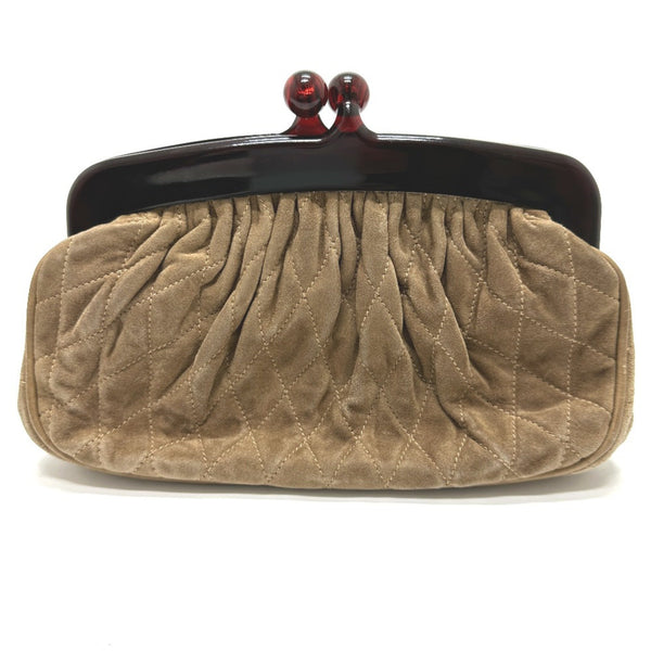 Chanel CC Mark vintage Pouch Brown