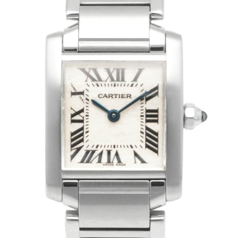 Cartier Tank Francaise SM Watch, Stainless Steel 2384 Quartz Ladies CARTIER