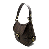 LOUIS VUITTON Highbury Shoulder Bag Brown Ebene Damier PVC coated canvas N51200