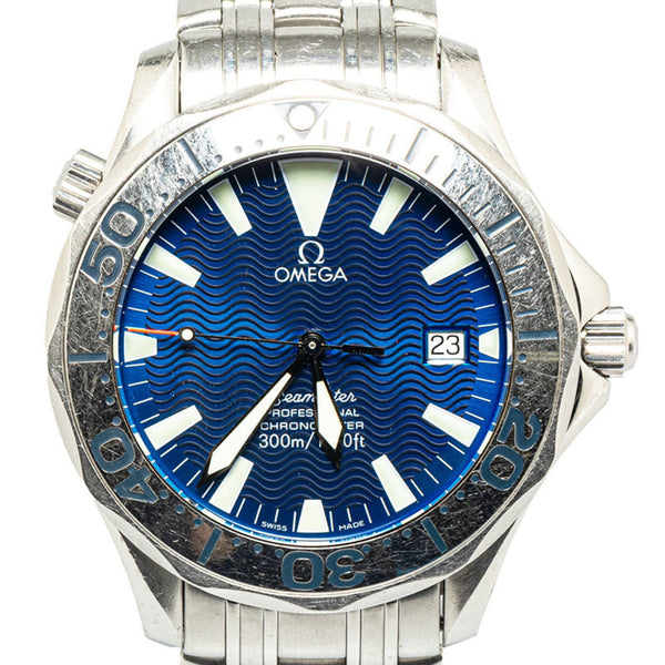 OMEGA Seamaster Professional Watch 2255.80 Automatic Blue Dial Stainless Steel Men's