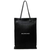 Balenciaga Bag M Black North South 482545 Leather BALENCIAGA Tote Vertical PC