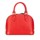 Louis Vuitton Epi Alma BB Handbag Shoulder Bag M41160 Coquelicot Red Leather Women's LOUIS VUITTON