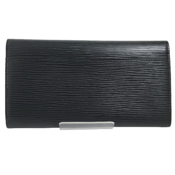 LOUIS VUITTON Long Wallet Epi Portefeuille Sala M60582 Louis Vuitton Noir LV