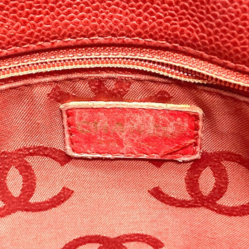 Chanel CC Mark bag vintage Tote Bag Red