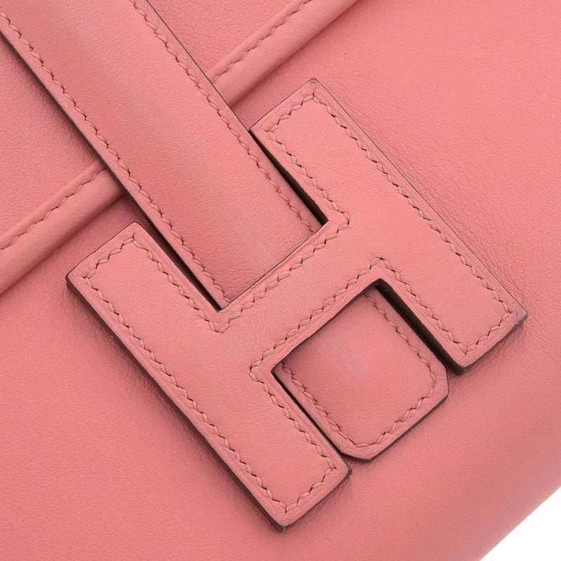 Hermes HERMES Jije Elan 29 Clutch Bag Swift Pink D Engraved