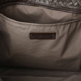 Bottega Veneta tote bag size BOTTEGA VENETA intrecciato leather dark brown