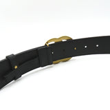 GUCCI GG Marmont leather belt Black leather 397660AAA5Z100095