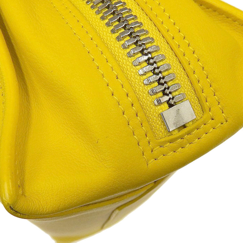 Balenciaga BALENCIAGA paper mini 2WAY bag leather yellow 370926