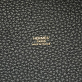 Hermes HERMES Picotin Lock MM Handbag Bag Taurillon Clemence Women's Black