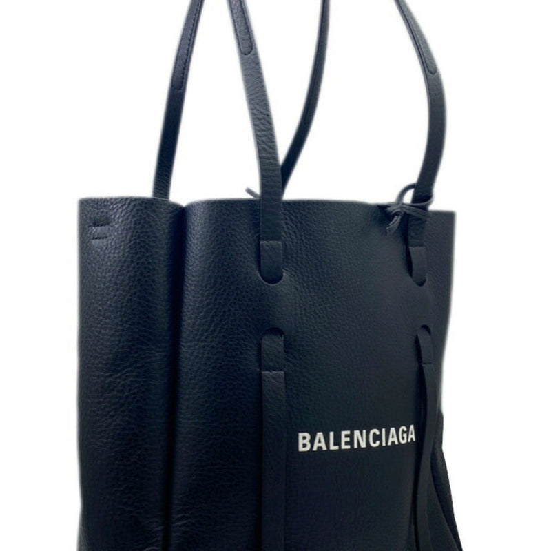 BALENCIAGA Everyday Tote XS Leather Black Shoulder 489813 Women's Men's