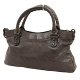 BALENCIAGA The First 103208 213048 Bag Leather Brown