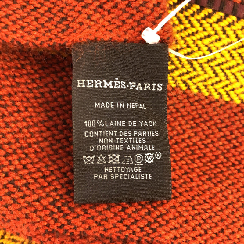 HERMES Black wool