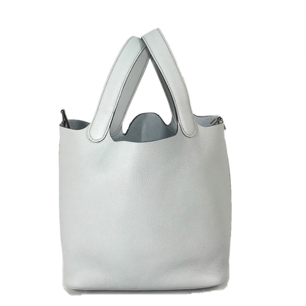 Hermes Bag Tote Bag Hand Bag Blue Pale blue