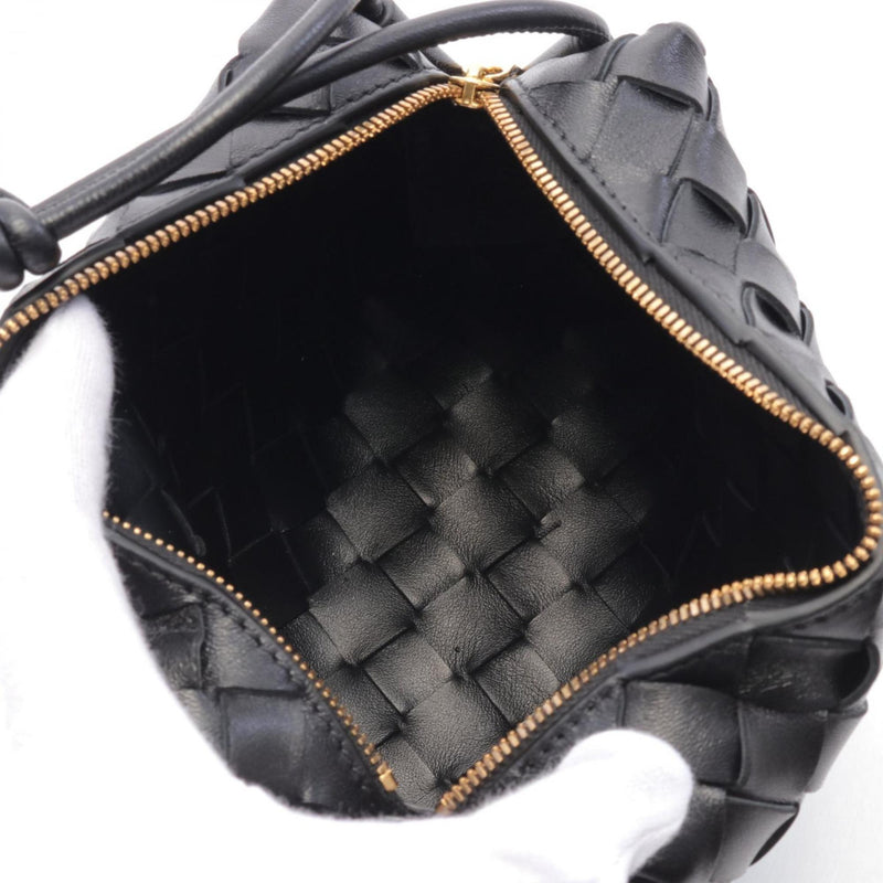 BOTTEGA VENETA Intrecciato Loop Camera Bag Shoulder Leather Women's Black 723547V1G118425