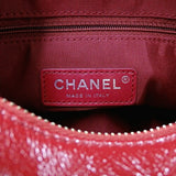 CHANEL Bag Gabrielle de Chanel Women's Shoulder Chain Wool Leather Red Black Compact