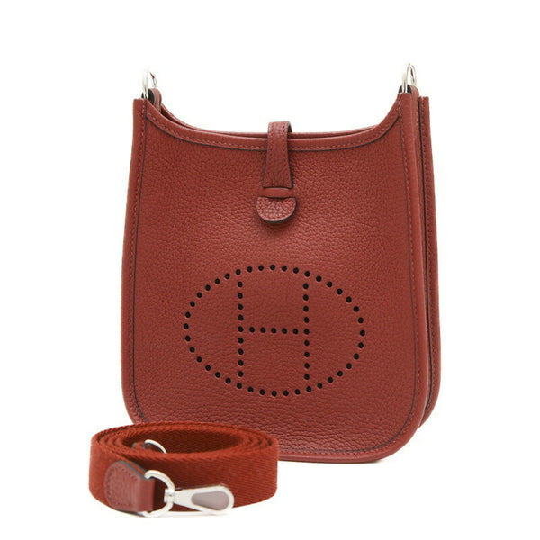 Hermes Evelyn TPM Amazon Shoulder Bag Taurillon Clemence Rouge H W Stamp