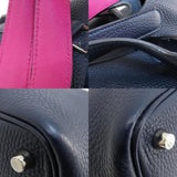 Hermes Picotin Lock PM Blue Nuit Rose Purple Handbag Taurillon Swift Women's