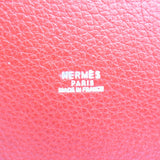 HERMES Manjoire PM Red Taurillon Clemence leather