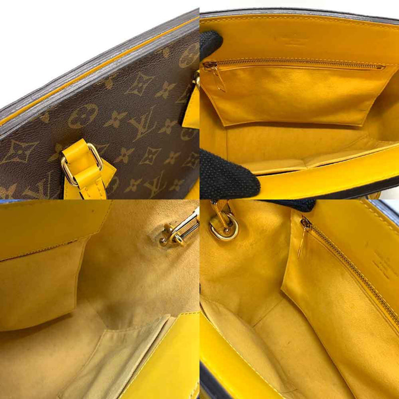 Louis Vuitton Bag Phoenix PM Brown x Yellow Jonquil Handbag Tote Shoulder 2way Women's Monogram Leather M41536 LOUISVUITTON