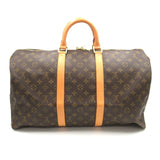 Louis Vuitton LOUIS VUITTON Keepall 50 Boston Bag Coated Canvas Monogram Men's Women's Brown M41426