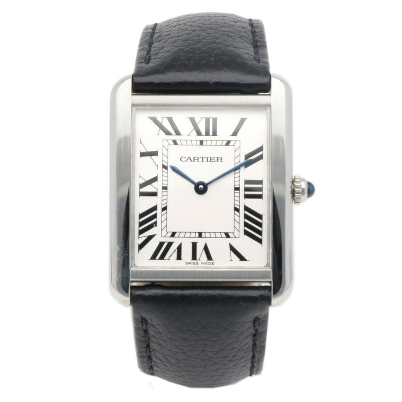 Cartier Tank Solo Watch, Stainless Steel WSTA008 Quartz Men's CARTIER