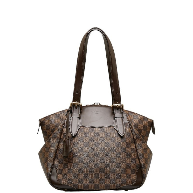 Louis Vuitton Damier Verona PM Handbag Tote Bag N41117 Brown PVC Leather Women's LOUIS VUITTON