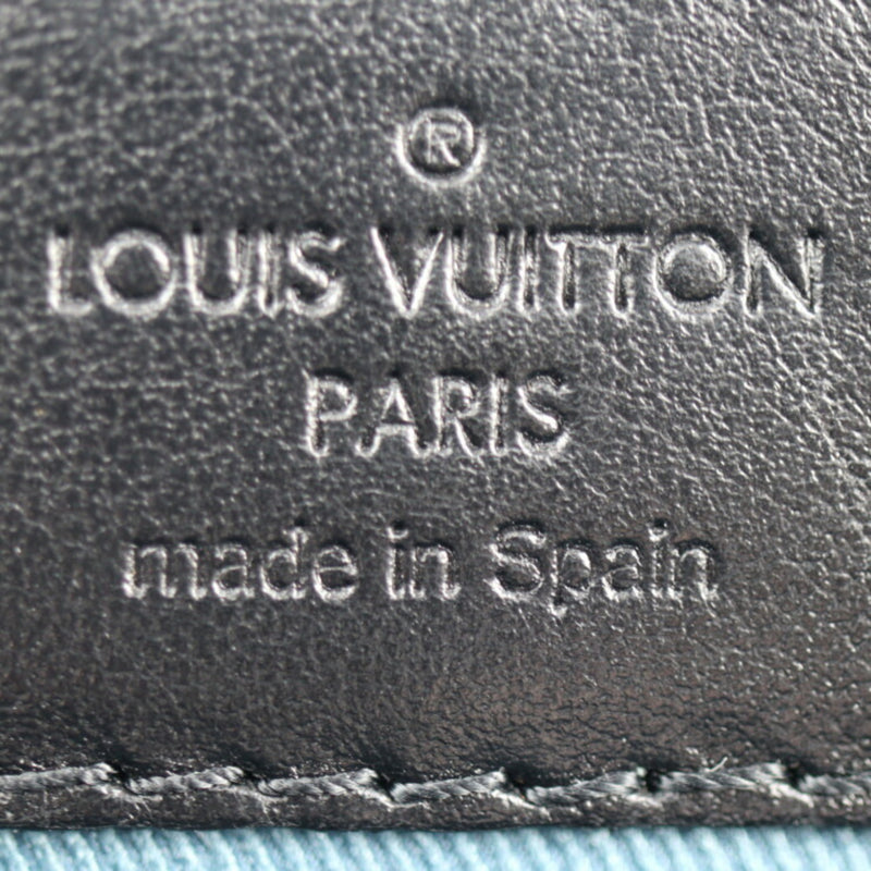 LOUIS VUITTON Louis Vuitton Alpha Messenger Shoulder Bag N40188 Damier Graphite Canvas Leather Black