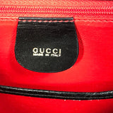 Gucci 000-1951 turn lock old gucci top handle bag Hand Bag Black