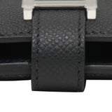 HERMES Bearn Compact Black (Silver hardware) Epson B stamp A267 Men's Women's