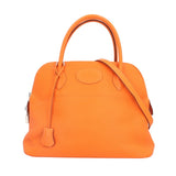 Hermes Bolide 31 Shoulder Bag Taurillon Clemence Orange Women's HERMES 2way BRB10010000013252