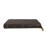 LOUIS VUITTON Long Wallet Monogram Round Zipper M42616 Louis Vuitton Brown LV