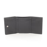 BOTTEGA VENETA Intrecciato Tri-fold Wallet Leather Women's Black 609285VCPP28803