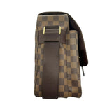 LOUIS VUITTON Louis Vuitton Broadway Damier Ebene Shoulder Bag N42270 TH1077 Men's Women's Brown